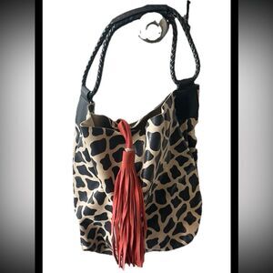 Uno Alla Volta Leopard leather Women’s Shoulder Bag